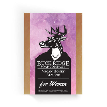 Vegan Honey Almond Handmade Soap Black Oliver