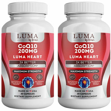 High absorption CoQ10 capsules for heart health and immune support, shown with happy women outdoors.