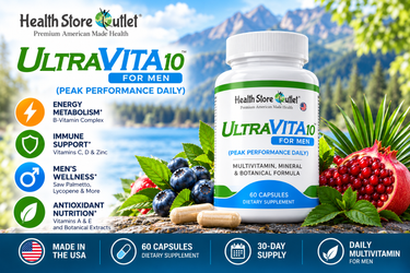 UltraVita10 for Men — 60 capsules, 30-day supply, daily multivitamin