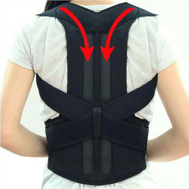 Adjustable posture corrector back brace
