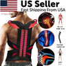 Adjustable posture corrector back brace