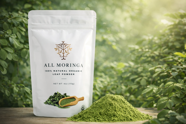 Premium Organic Moringa Leaf Powder | Raw Superfood Supplement Orchid Oliver