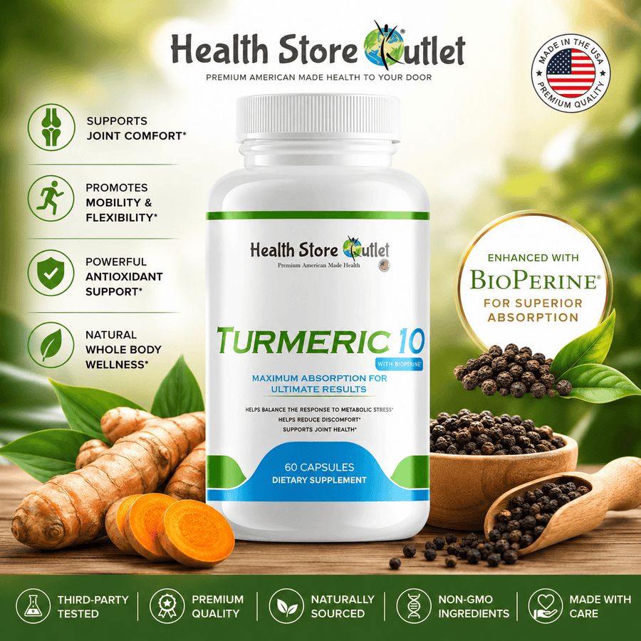 Turmeric10 with BioPerine Supplement
