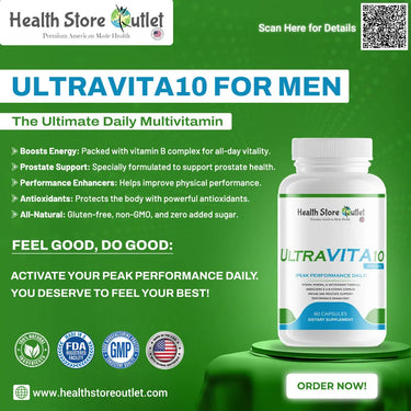 UltraVita10 Men’s Energy & Prostate Multivitamin